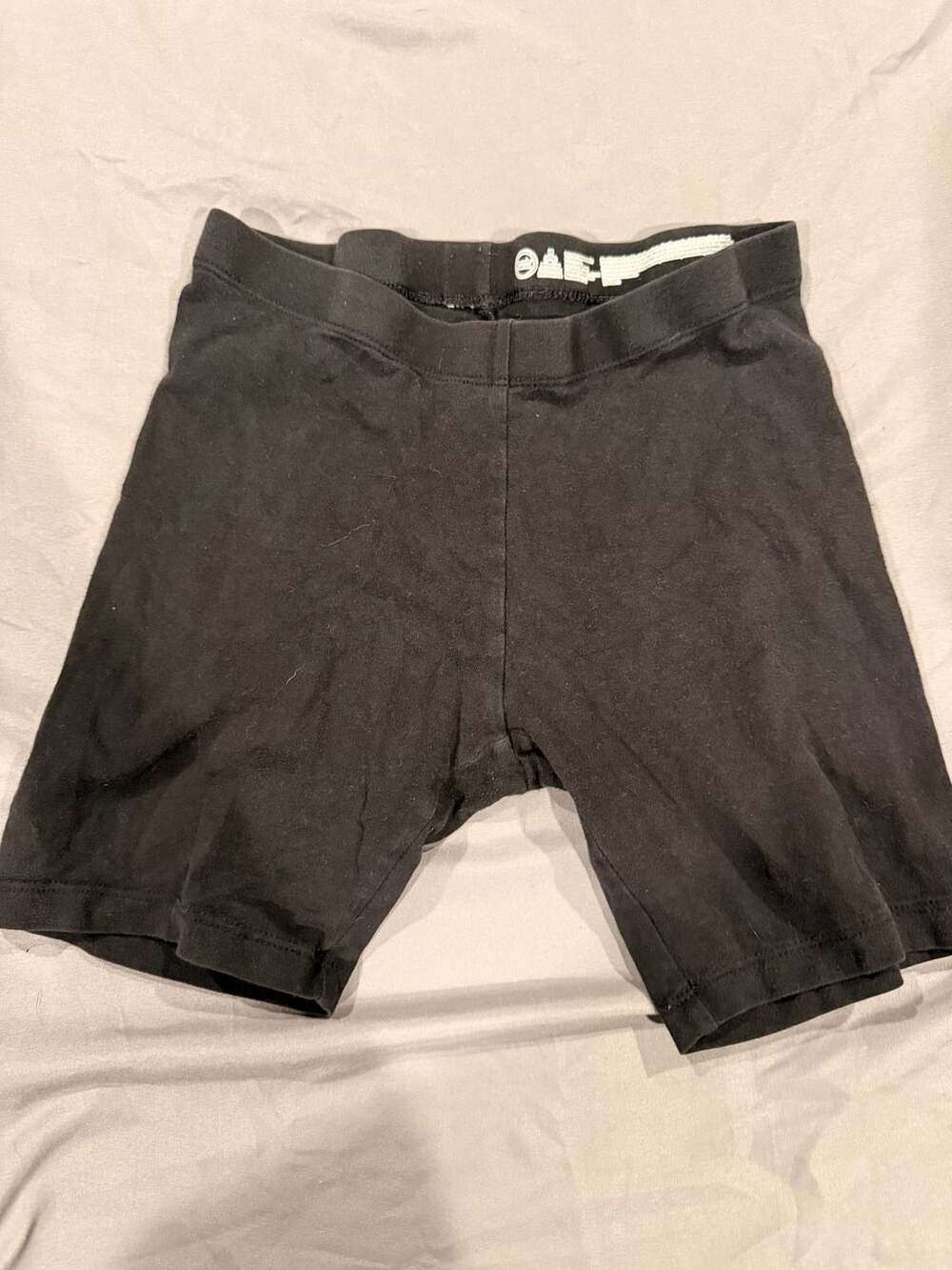 Wonder Nation Bike Shorts Size M 7-8 Black Cotton